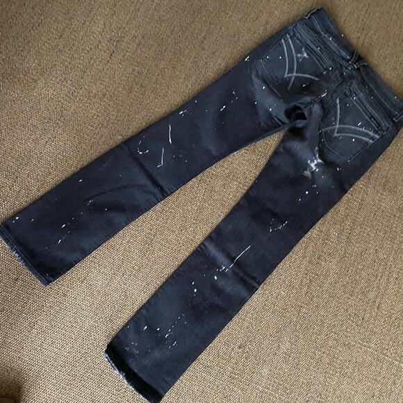 William Rast Savoy Skinny Distressed Black Jeans sz 29 NWOT - Picture 3 of 16